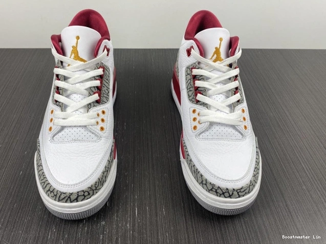 Bmlin Cardinal Retro Jordan 3 Red CT8532-126 0813
